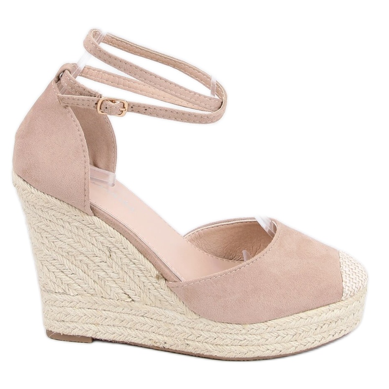 Espadrilles sur un coin beige 3010 Beige Espadrilles sur un coin beige 3010 Beige