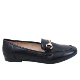 Noir Mocassins femme noirs T392 Noir