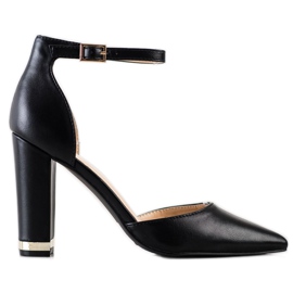 Diamantique Escarpins élégants à Spitz noir