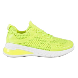 SHELOVET Chaussures de sport ajourées vert