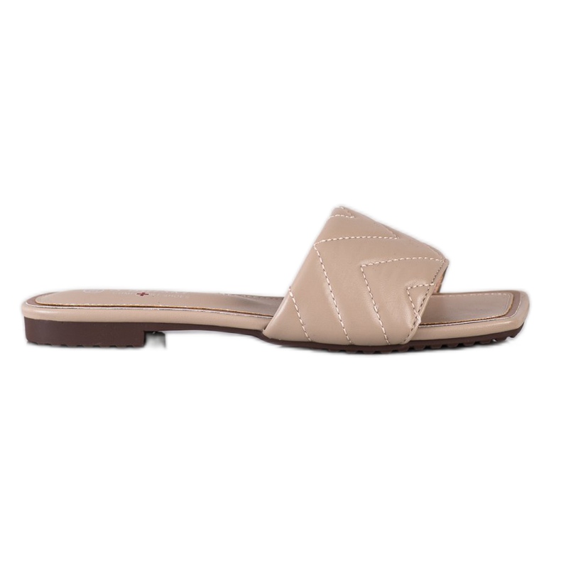 S. BARSKI Chaussons matelassés S.BARSKI beige