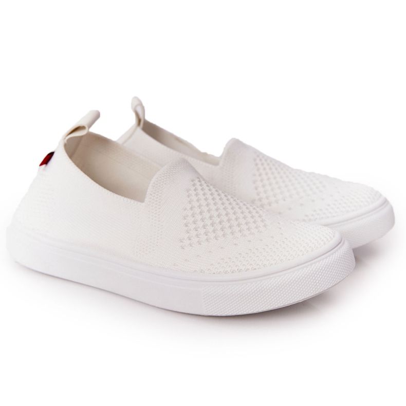 Baskets à enfiler pour enfants Big Star HH374105 blanches