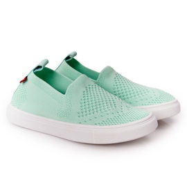 Baskets à enfiler pour enfants Big Star HH374101 Menthe vert