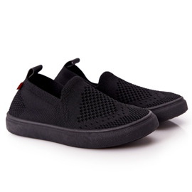Baskets Slip-On Big Star HH374107 pour enfants noires