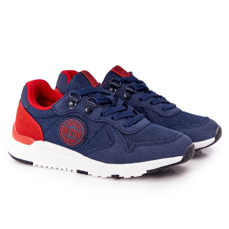 Chaussures de sport pour enfants en mousse à mémoire Big Star HH374175 bleu marine multicolore Chaussures de sport pour enfants en mousse à mémoire Big Star HH374175 bleu marine multicolore