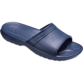 Chaussons Crocs Classic Slide Kids pour enfants 204981 410 bleu marine