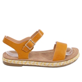 Sandales espadrilles mielTH005 Jaune