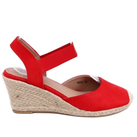 Espadrilles rouges sur compensées, rouge 9R50 Rouge Espadrilles rouges sur compensées, rouge 9R50 Rouge