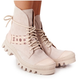 Bottes en daim Workery Lewski Shoes 2942-0 Light Beż beige