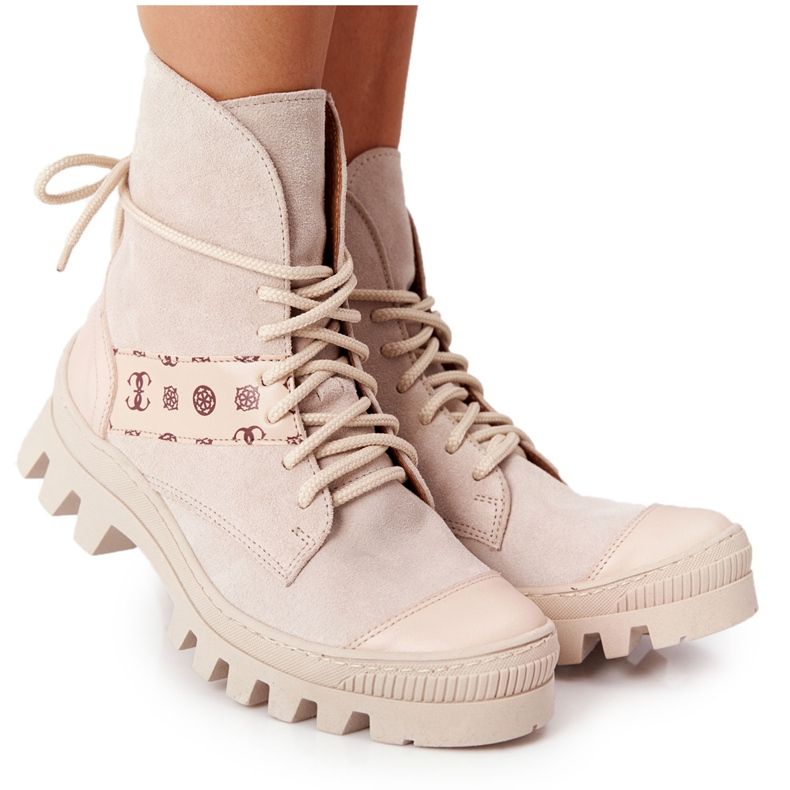 Bottes en daim Workery Lewski Shoes 2942-0 Light Beż beige
