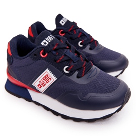 Chaussures de sport pour enfants en mousse à mémoire Big Star HH374171 bleu marine Chaussures de sport pour enfants en mousse à mémoire Big Star HH374171 bleu marine