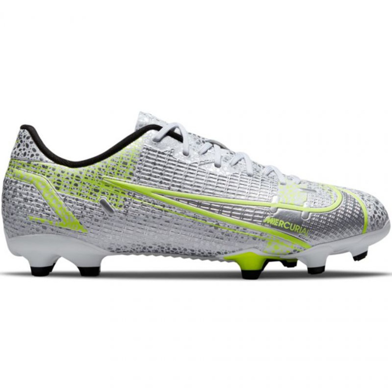 Nike Mercurial Vapor 14 Academy FG / MG Jr CV0811 107 chaussures de football gris argent
