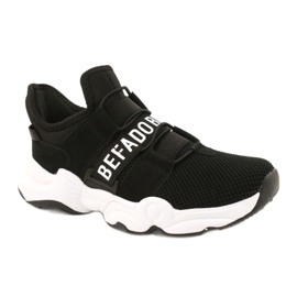 Chaussures enfant Befado 516X066 blanche le noir