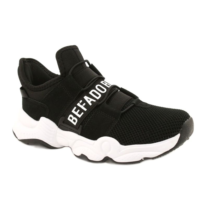 Chaussures enfant Befado 516X066 blanche le noir