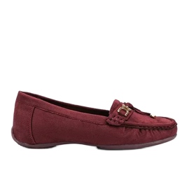Mocassins marron Darren rouge Mocassins marron Darren rouge