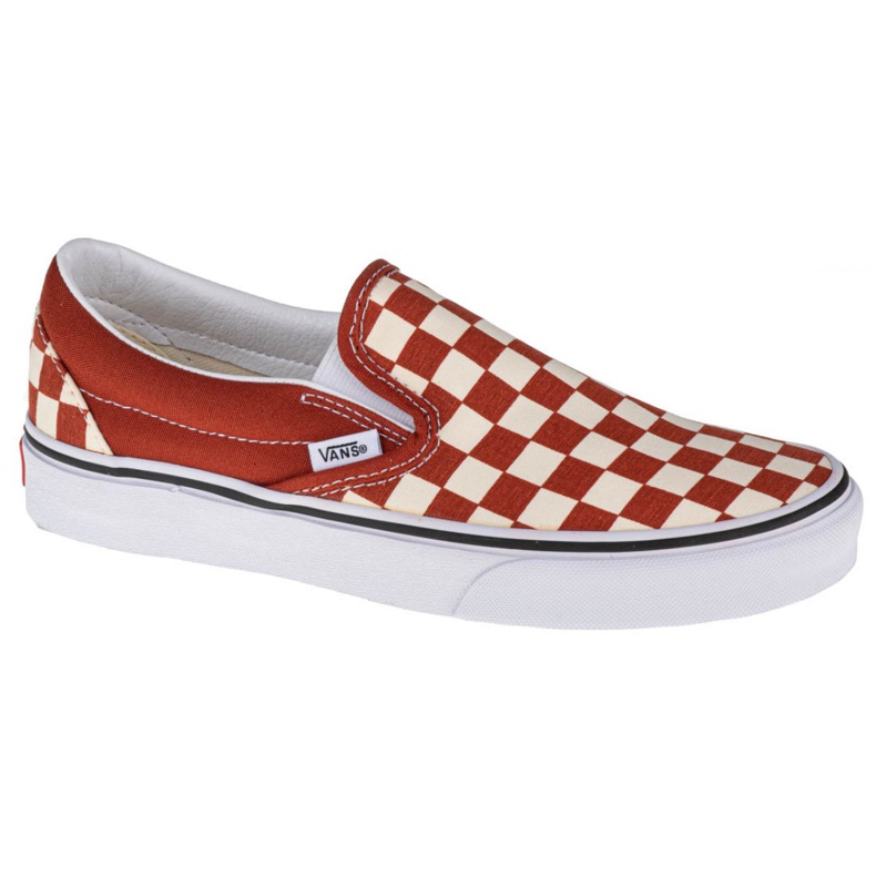 Vans Classic Slip-On W VN0A4U38WS21 blanche orange Vans Classic Slip-On W VN0A4U38WS21 blanche orange