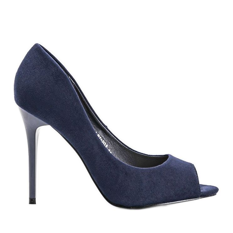 Escarpins bleu marine sur talon aiguille Janessa Escarpins bleu marine sur talon aiguille Janessa