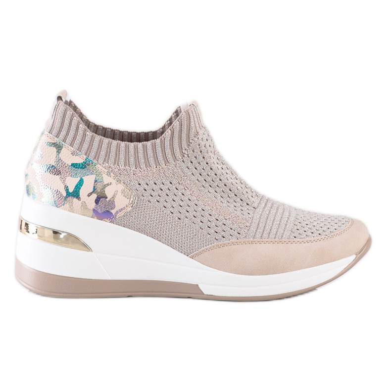 ARTIKER Baskets à enfiler à imprimé Moro rose multicolore