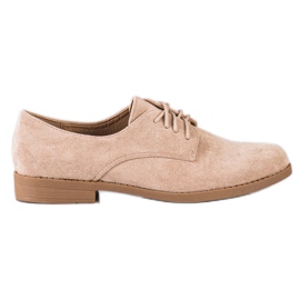 SHELOVET Chaussures à lacets classiques beige