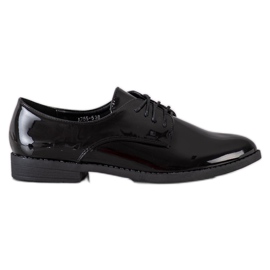 SHELOVET Chaussures à lacets classiques noir