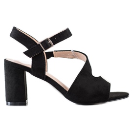 S. BARSKI Sandales à talons à la mode par S.BARSKI le noir