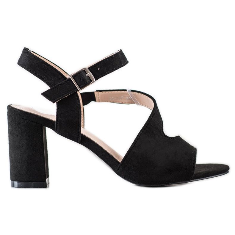 S. BARSKI Sandales à talons à la mode par S.BARSKI le noir