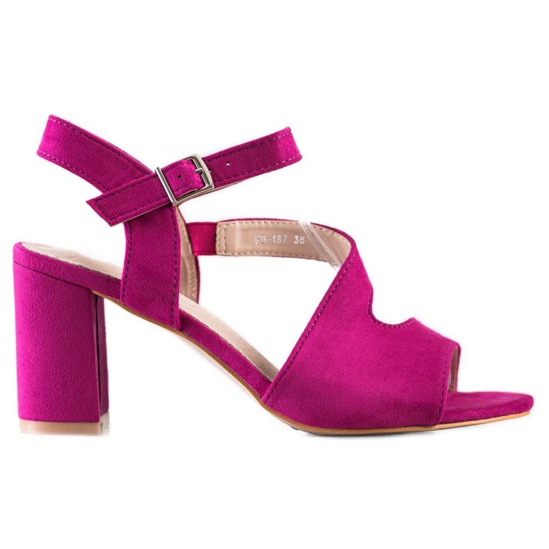 S. BARSKI Sandales à talons à la mode par S.BARSKI rose