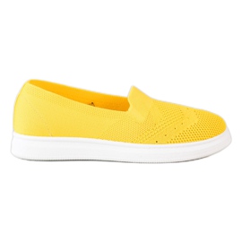 Via Giulia  Slipons sur la plate-forme jaune