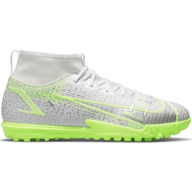 Nike Mercurial Superfly 8 Academy Tf Jr CV0789-107 chaussures de football gris argent