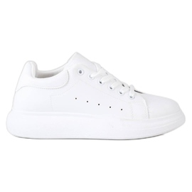SHELOVET Baskets blanches sur la plate-forme