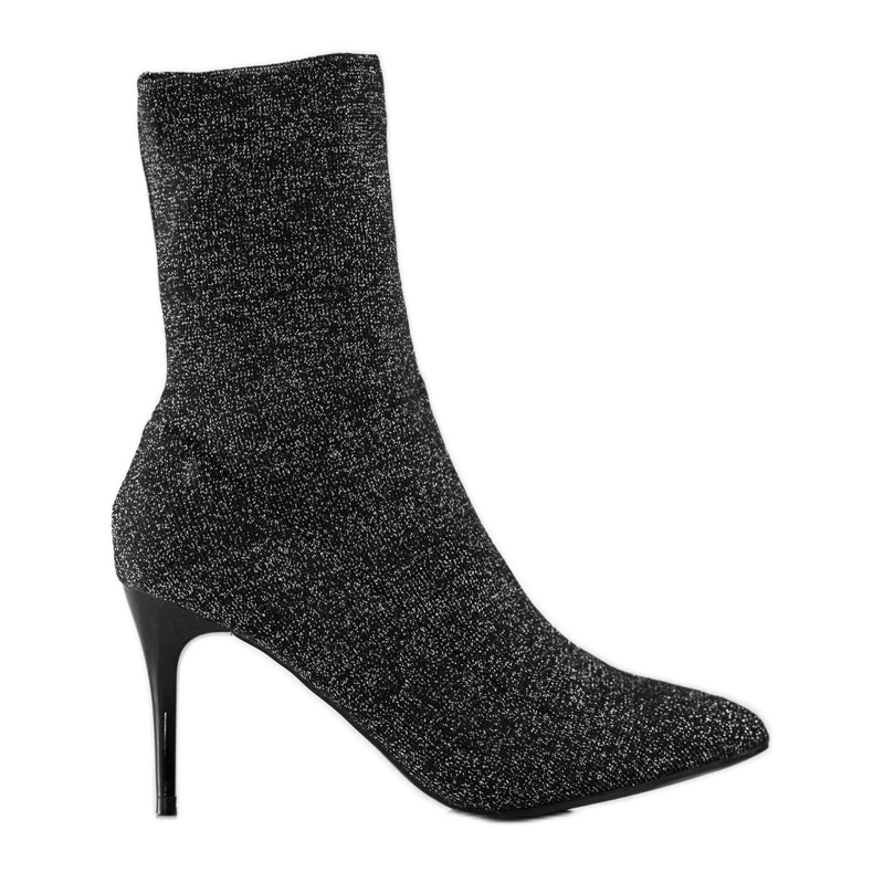 Sabatina Bottes de printemps sur un talon haut le noir