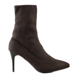 Sabatina Bottes de printemps sur un talon haut multicolore vert