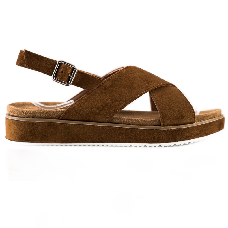 Goodin Sandales marron sur la plate-forme brun Goodin Sandales marron sur la plate-forme brun