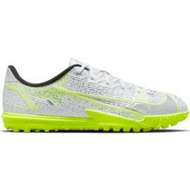 Nike Mercurial Vapor 14 Academy Tf Junior CV0822 107 chaussure de football argent
