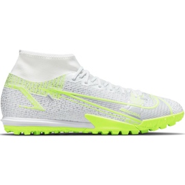 Nike Mercurial Superfly 8 Academy Tf CV0953 107 chaussures de football argent
