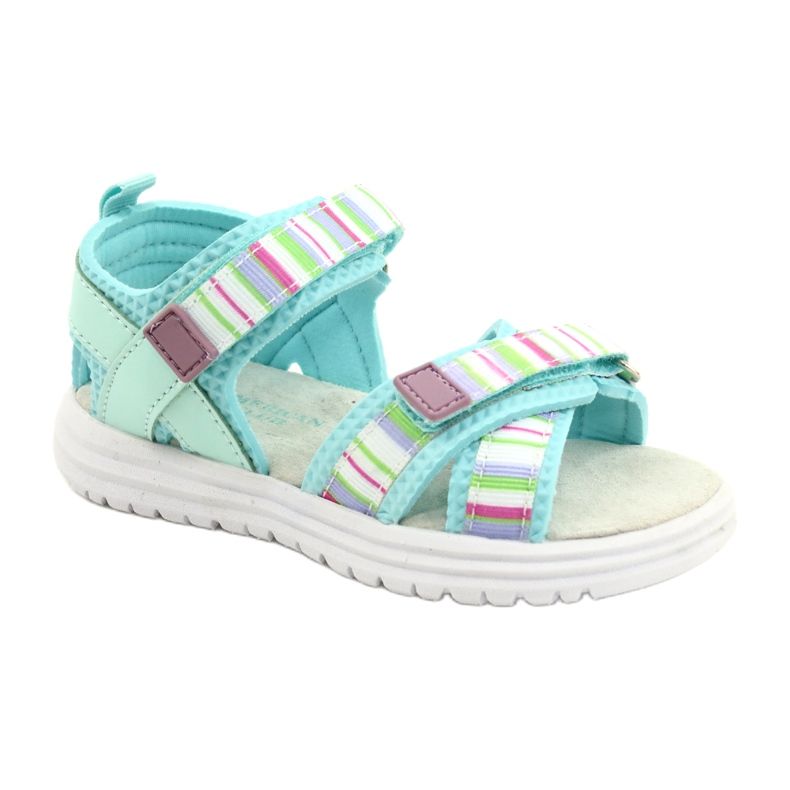 Insert en cuir de sandales pour enfants pour Velcro American Club RL44 / 21 coloré multicolore