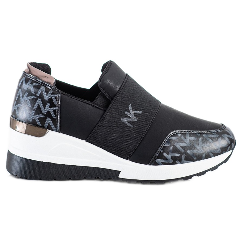 SHELOVET Baskets noires à enfiler le noir SHELOVET Baskets noires à enfiler le noir