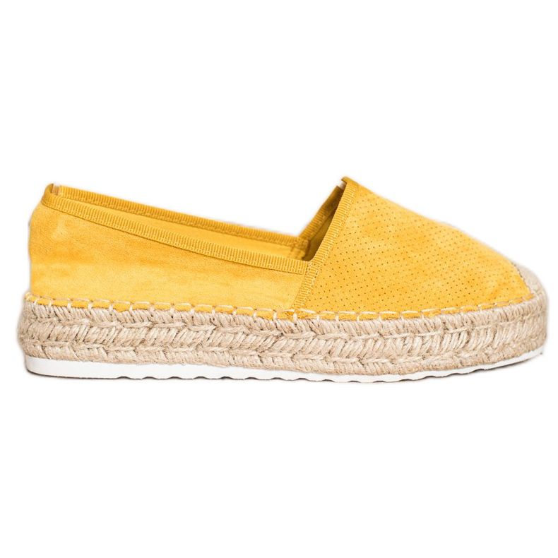 Seastar Espadrilles Ajourées En Daim jaune