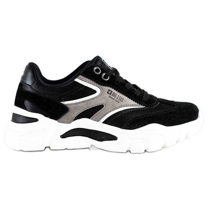 Baskets pour femmes Big Star HH274336 le noir
