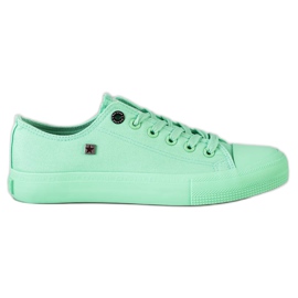 Baskets pour femmes Big Star AA274030 vert