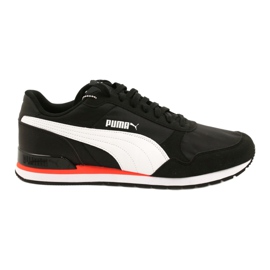 Puma St Runner V2 Nl M 365278 33 chaussures blanc noir orange