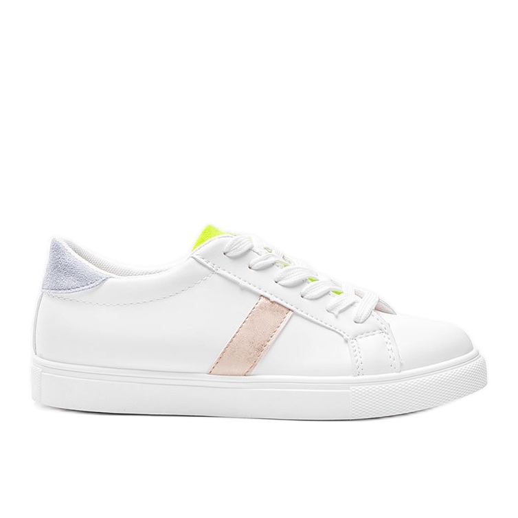 Baskets Estefani blanc pastel blanche Baskets Estefani blanc pastel blanche