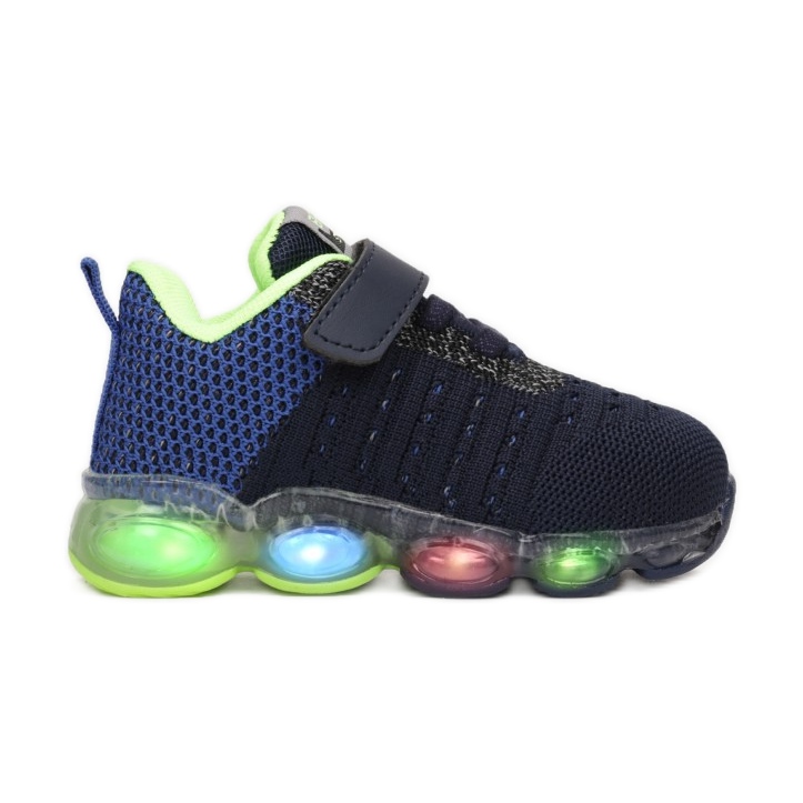 Vices Etaux 1XC8080-LED-122-marine / vert bleu marin bleu multicolore