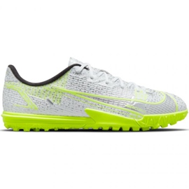 Chaussures de football Nike Mercurial Vapor 14 Academy Tf Jr CV0822-107 multicolore blanche