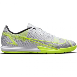Chaussures d'intérieur Nike Mercurial Vapor 14 Academy Ic M CV0973-107 multicolore blanche