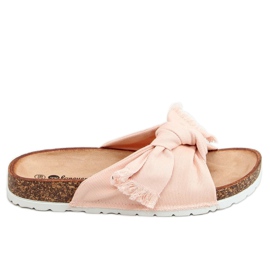 Rose coton rose WS11 Chaussons roses Rose coton rose WS11 Chaussons roses