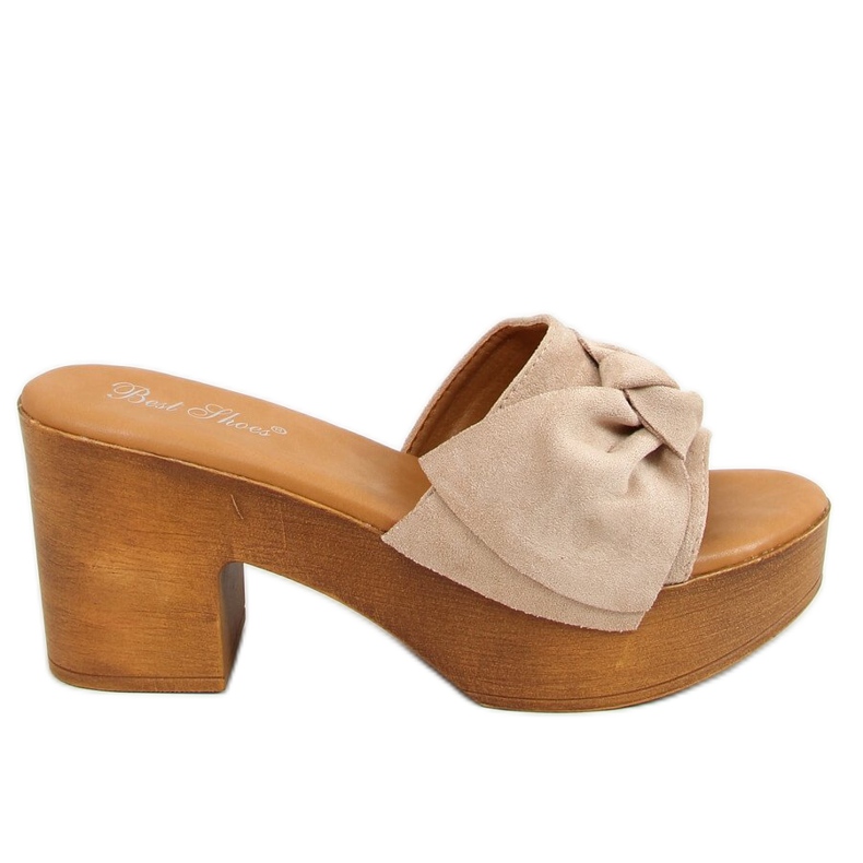 Chaussons ala Beige sabots YL-3M127 Beige Chaussons ala Beige sabots YL-3M127 Beige