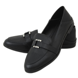 Mocassins femme noirs 4585 Noir le noir