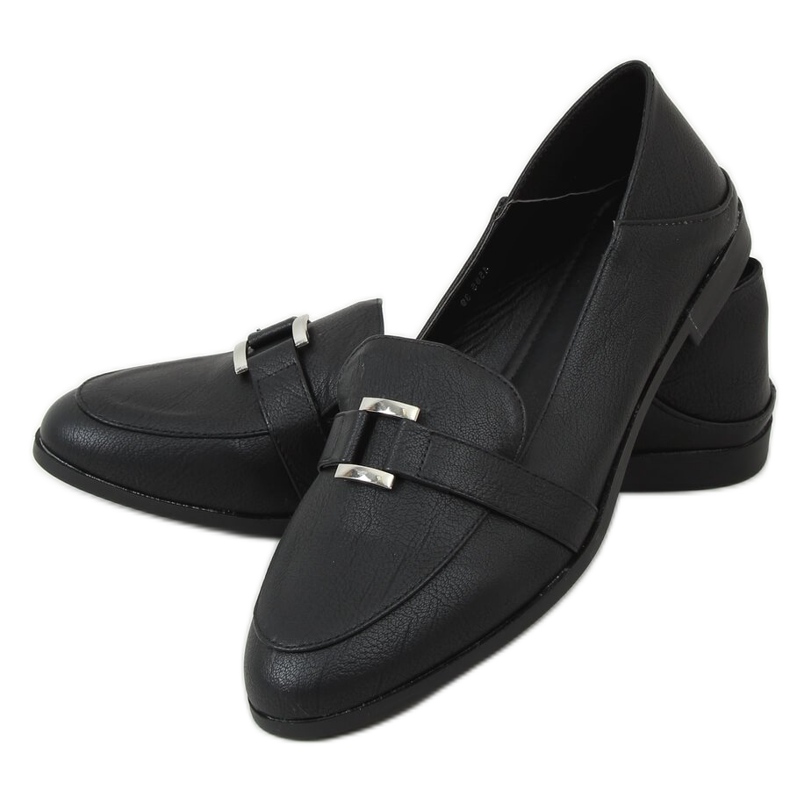 Mocassins femme noirs 4585 Noir le noir