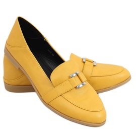 Mocassins femme miel 4585 Jaune